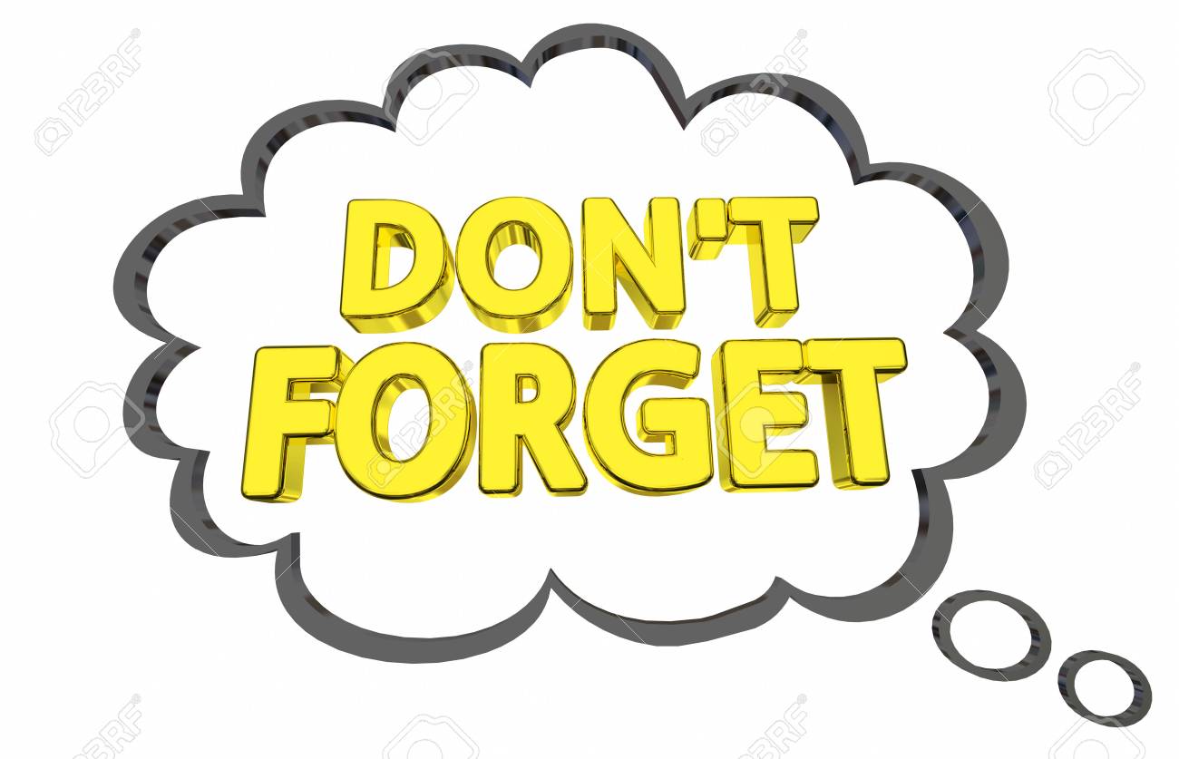 Dont Forget