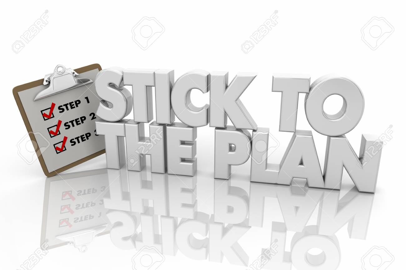 Stick to the Plan Clipboard Checklist Persistent Committed 3d Render Illustration - 103412102 Stick to the Plan Clipboard Checklist Persistent Committed 3d Render Illustration - 103412102