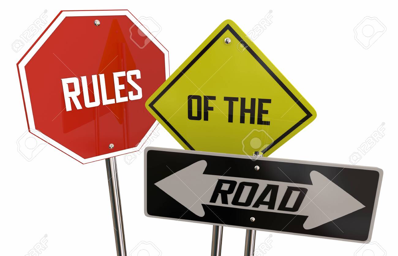 Make Your Own Rules Street Sign Stock Illustration - Illustration of  conceptual, overcoming: 48562123