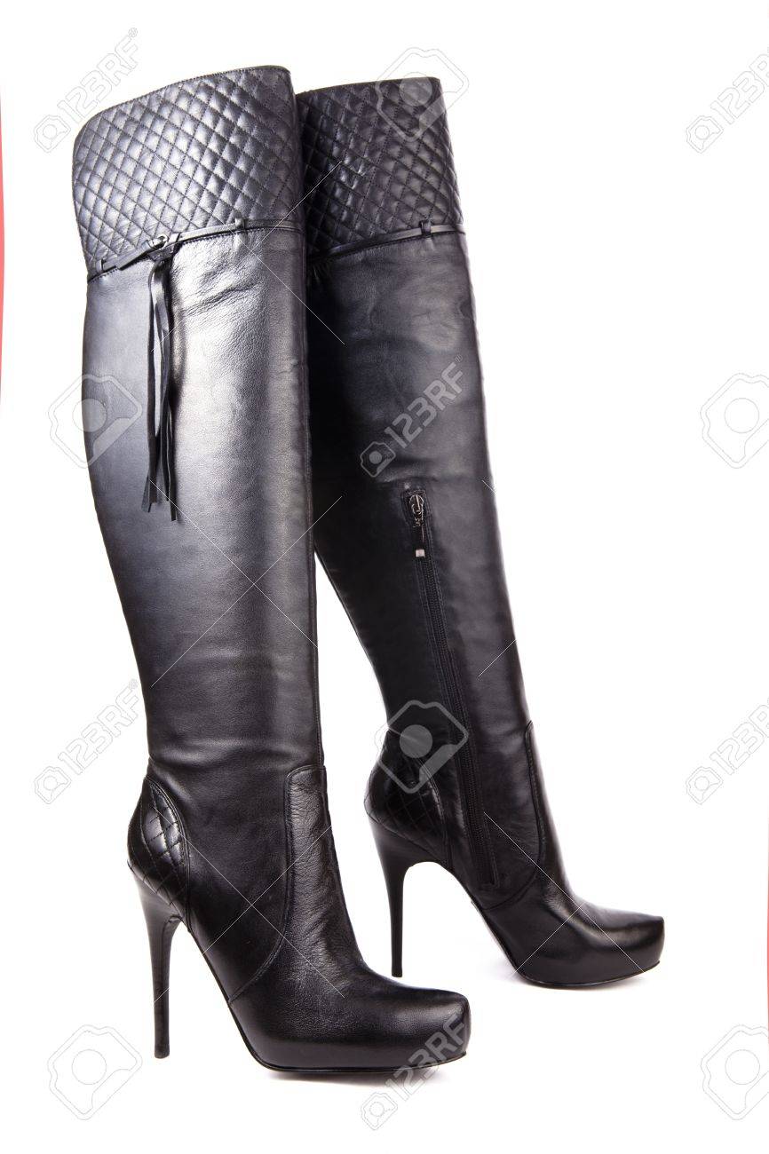 botas altas tacon