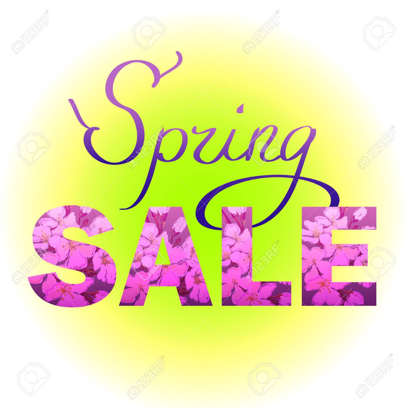 Ngagolak イラスト 桜 文字 デザイン