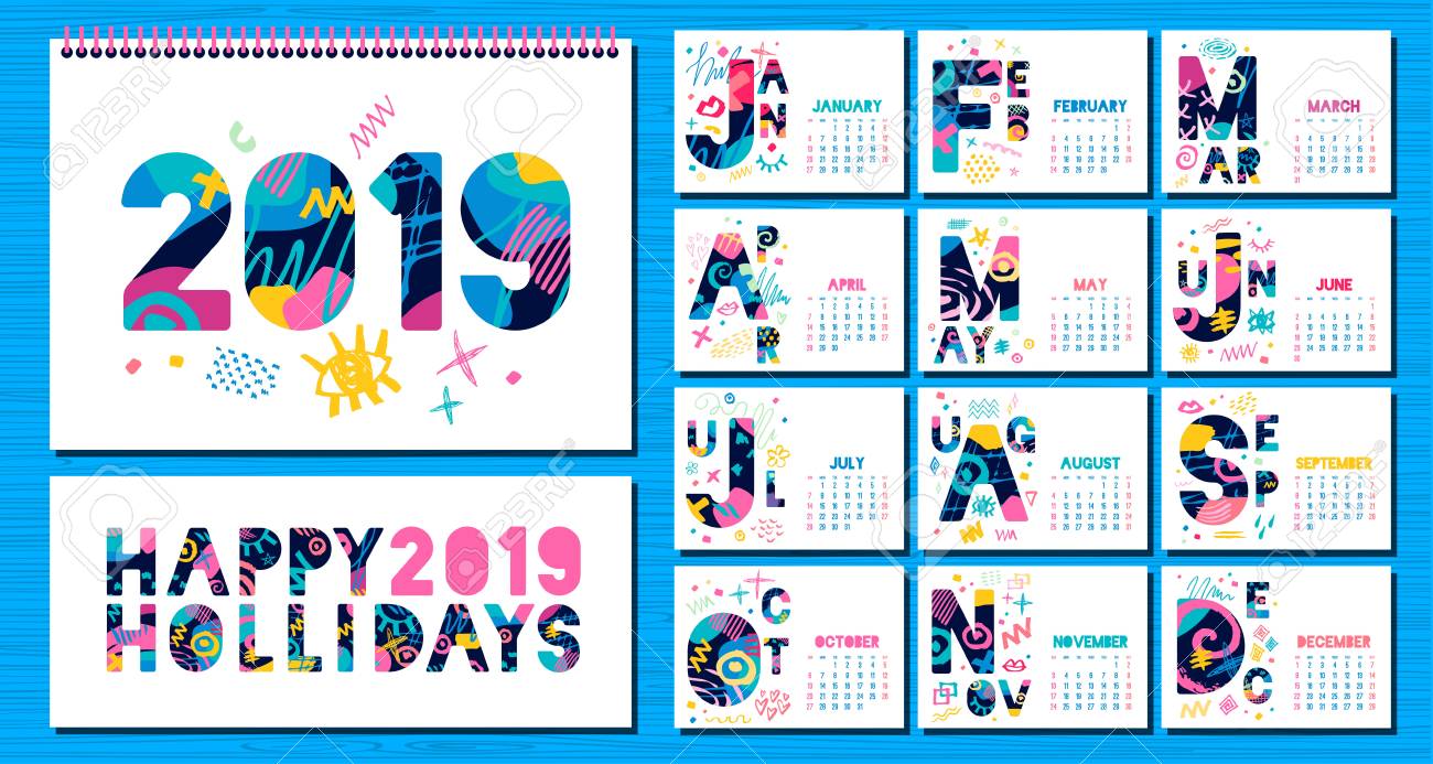 wall monthly calendar template 2019 horizontal monthly calendar horizontal calendar template