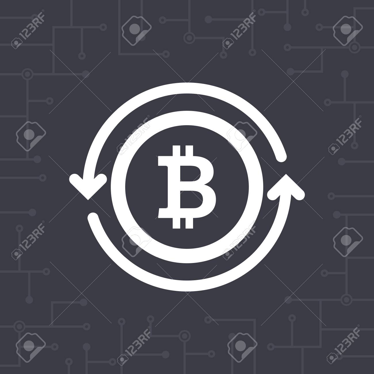 Get White Bitcoin Logo Vector PNG