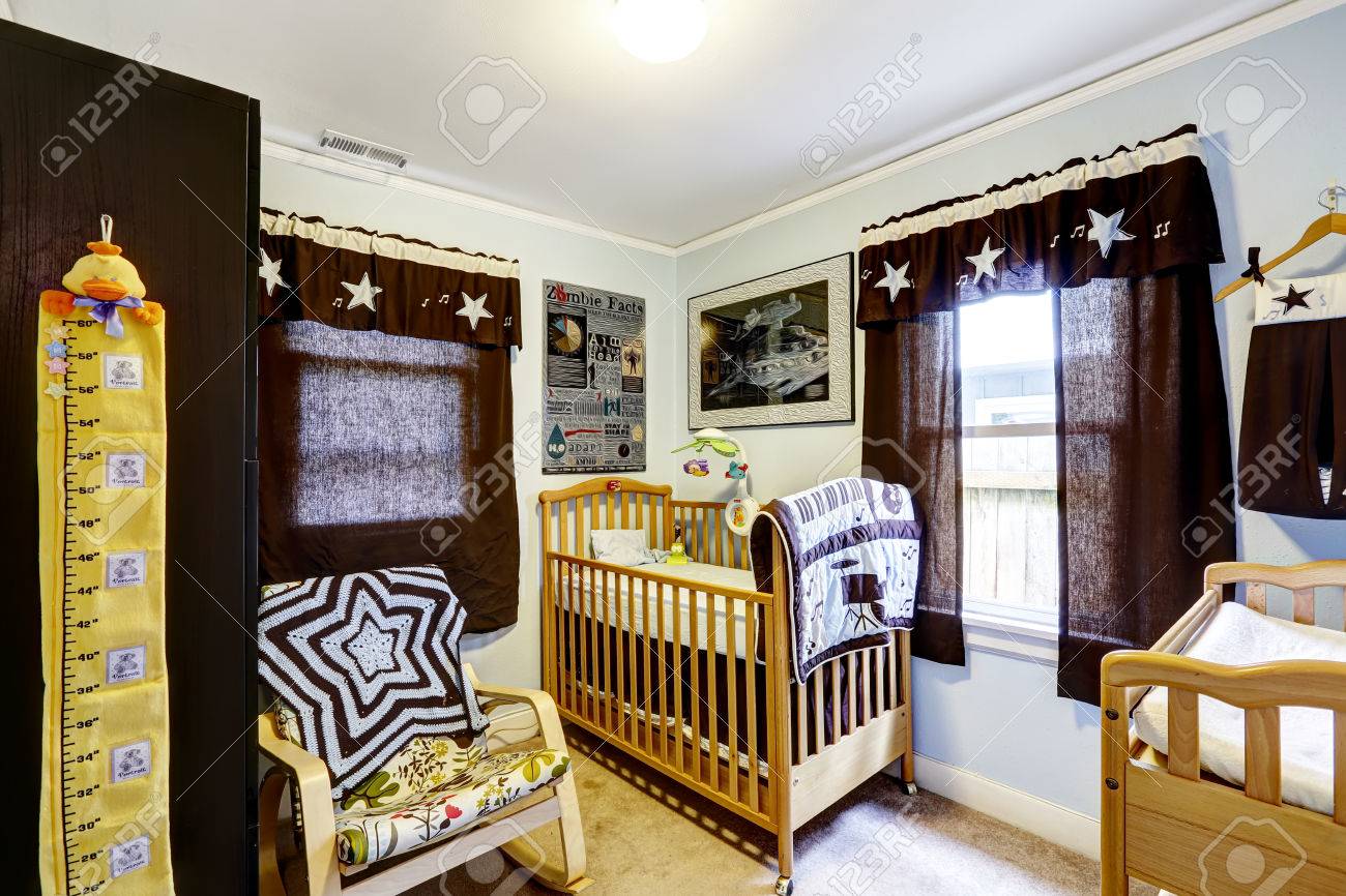 black rocking chair nursery