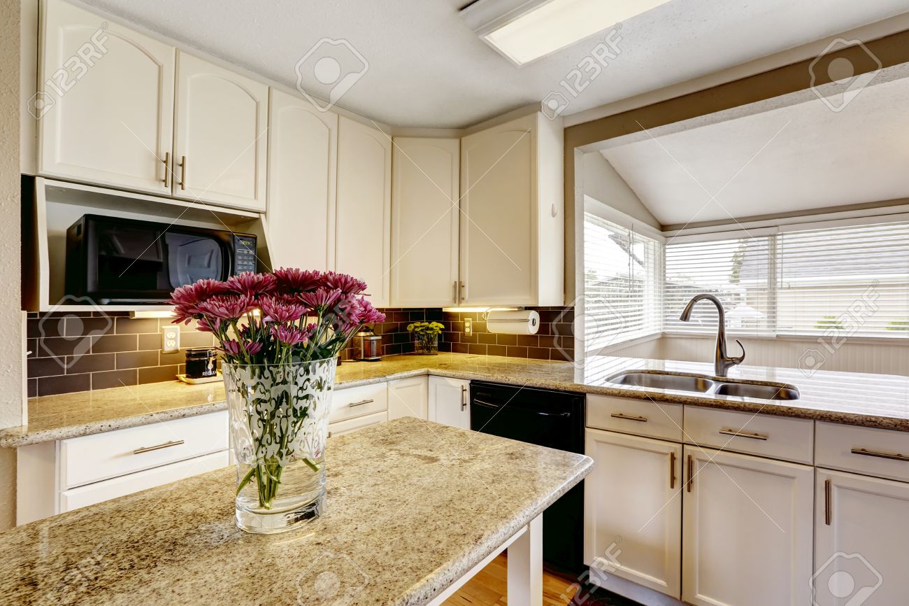 White Kitchen Cabinets With Black Appliances Kitchen Island White Kitchen Cabinets With Black Appliances Kitchen Island