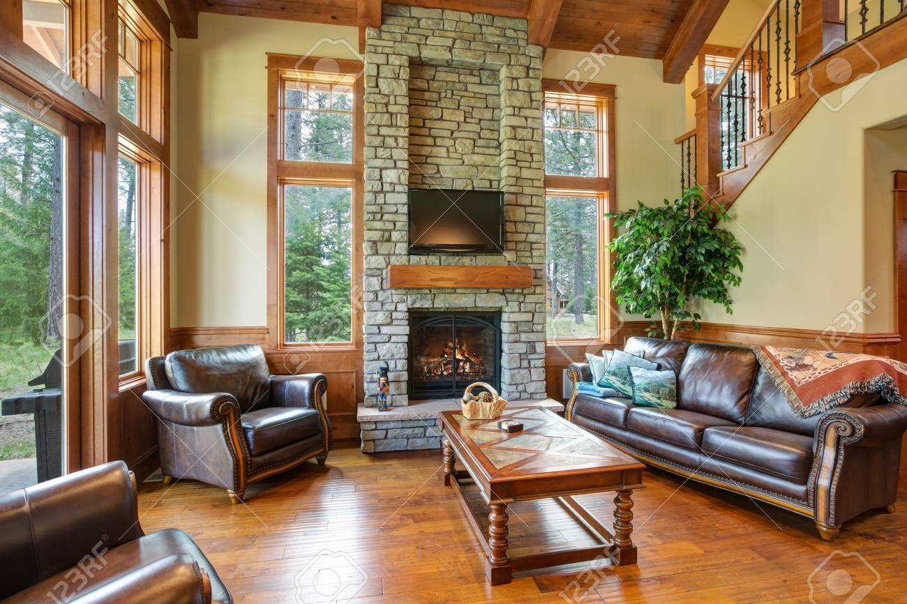 Brown leather couch with nailheads best sale