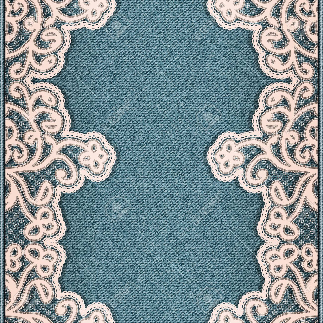 denim lace fabric