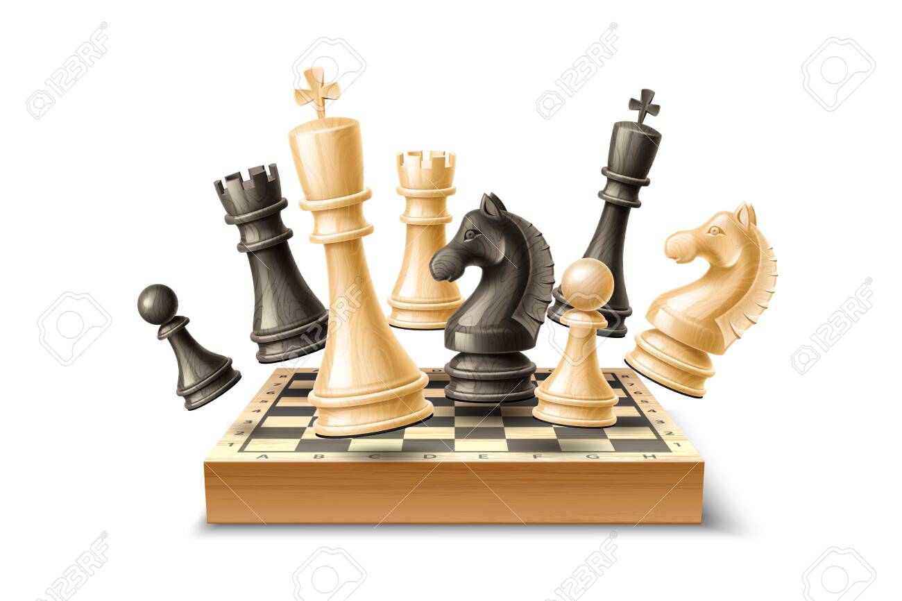 Chess pieces set Royalty Free Vector Image - VectorStock