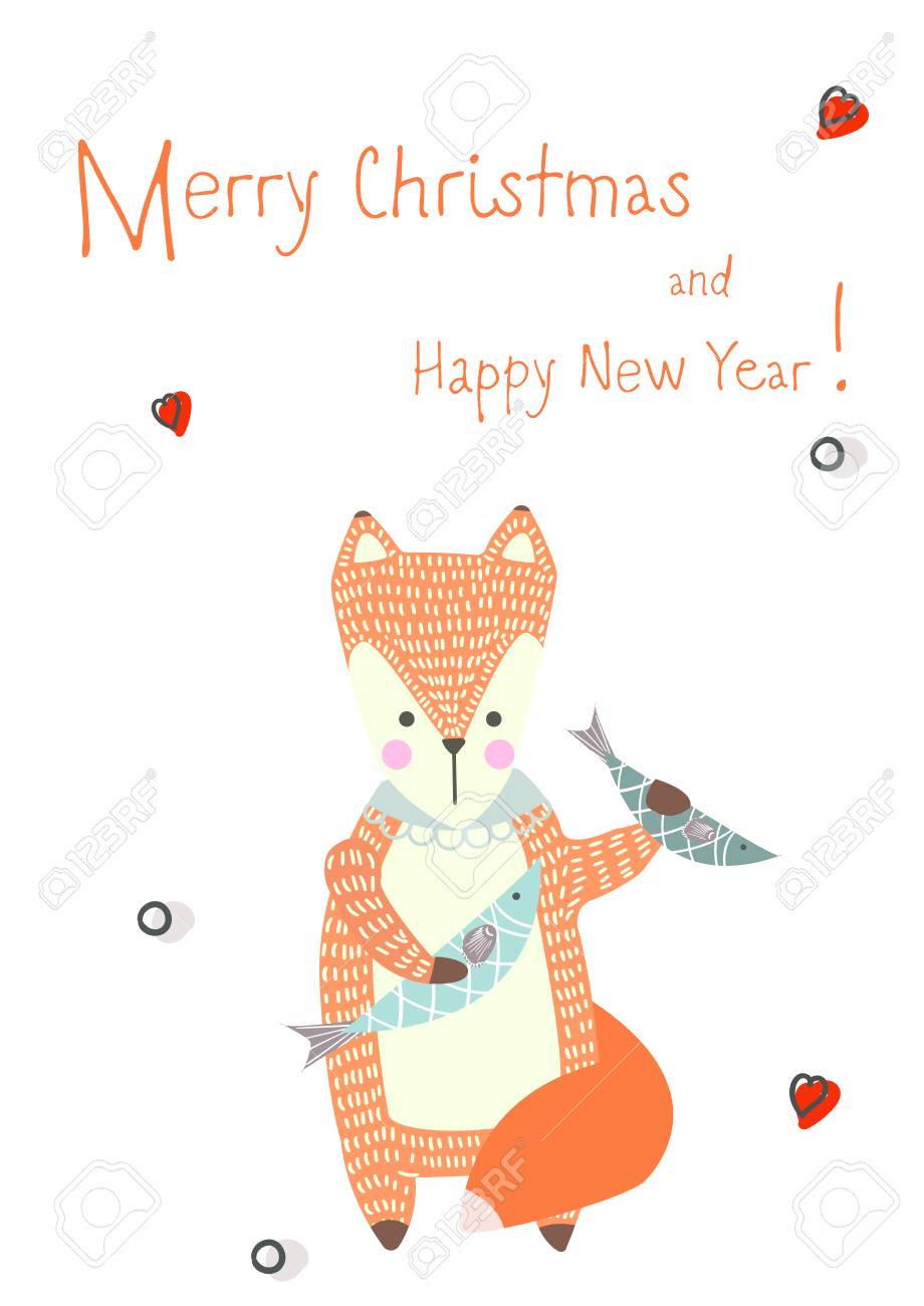 merry christmas greeting card