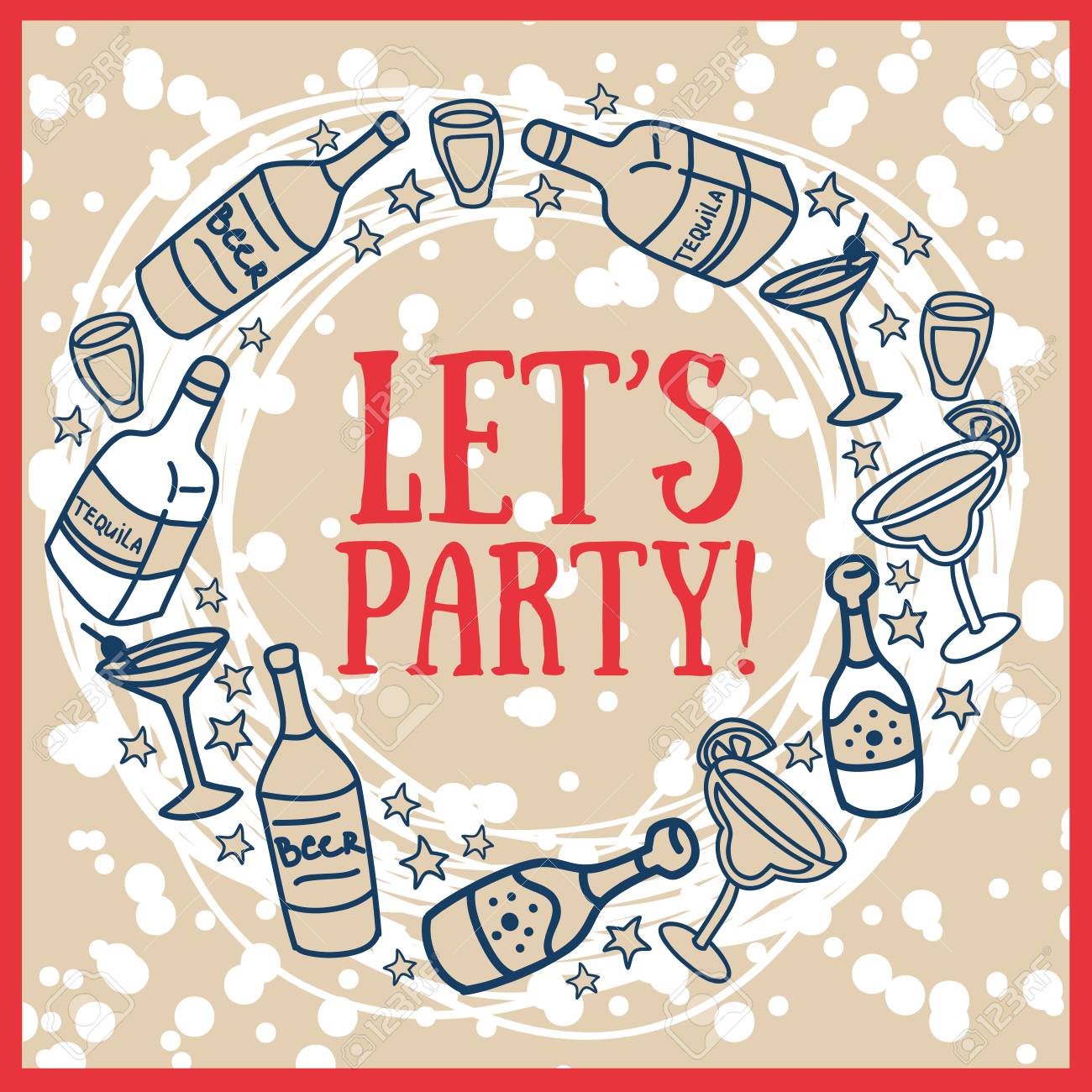 party poster template can be used as birthday party invitation
