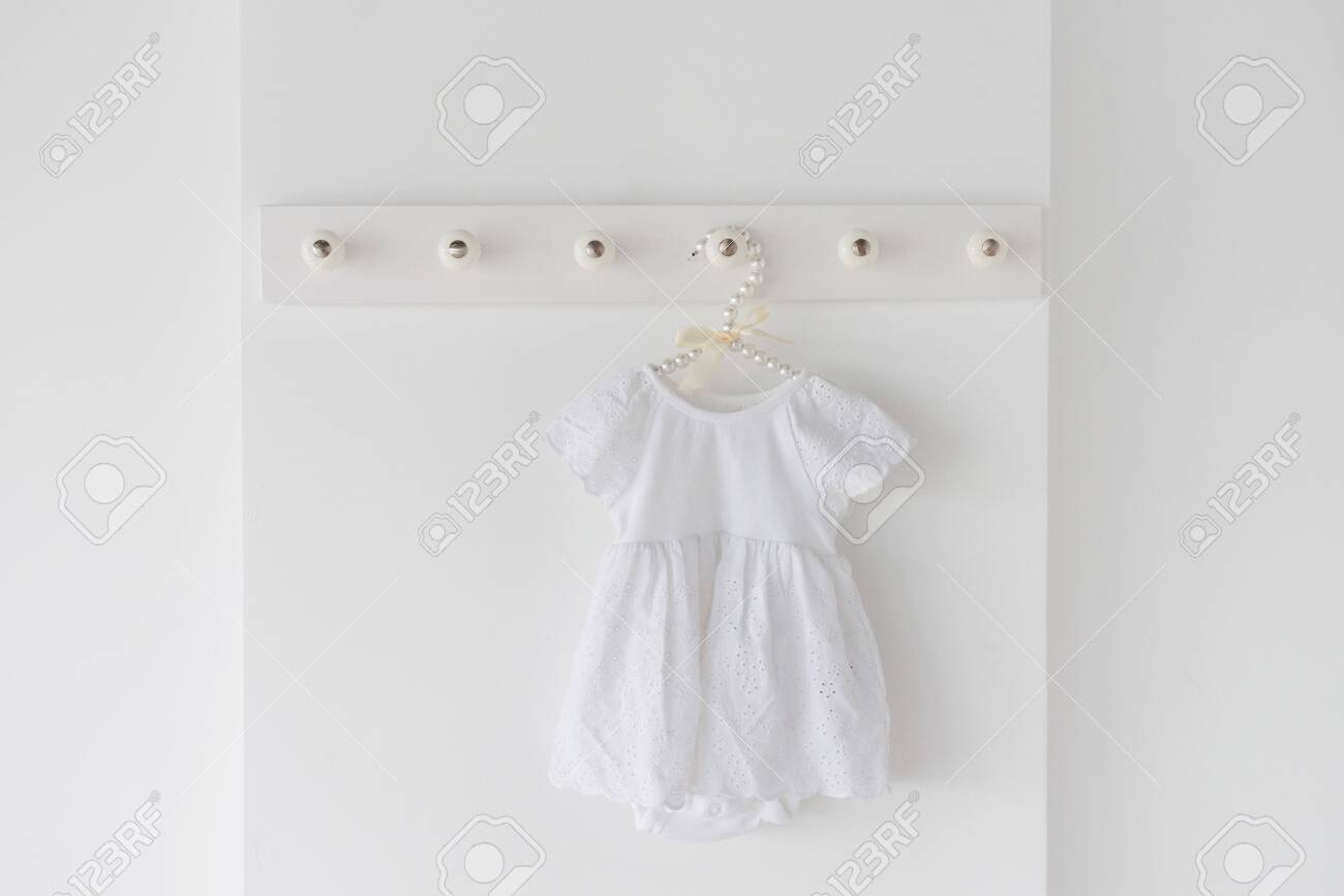 newborn white dress