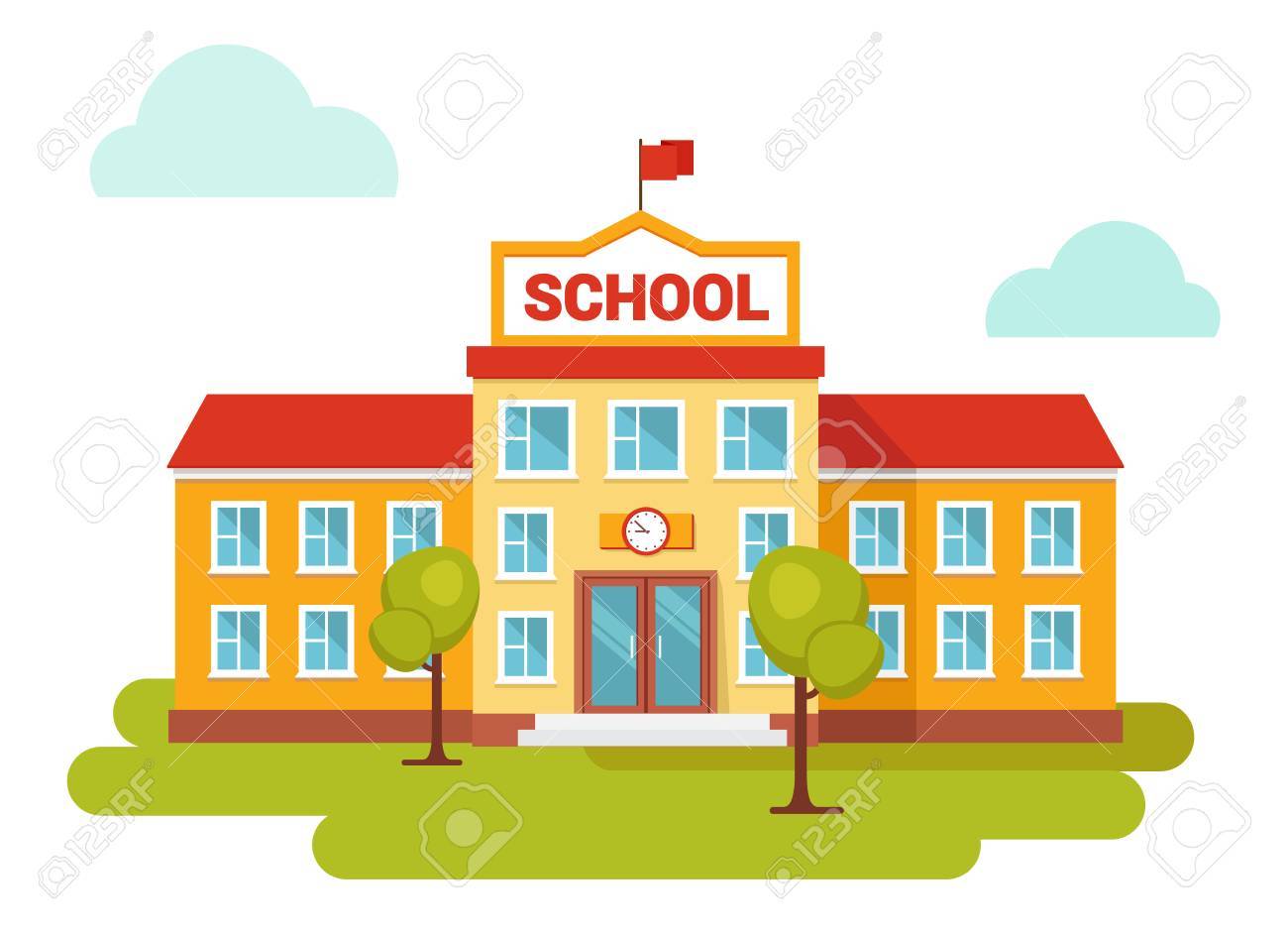 фасад здания детского сада. многоэтажки рисунок. иллюстрации домов для детского сада. здания для детей. мультяшное здание.