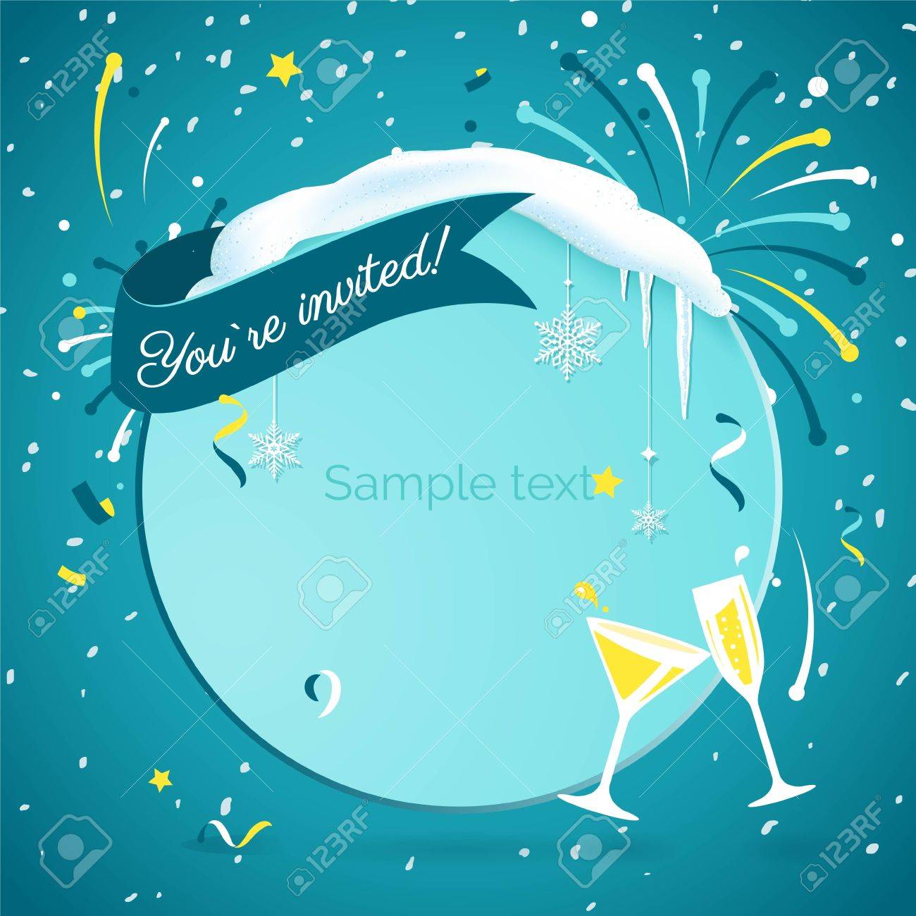 holiday party invitation background