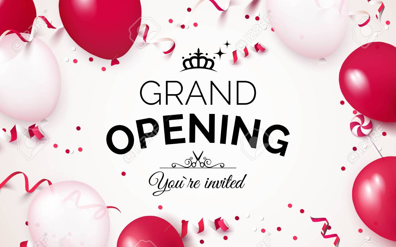 you are invited invitation card with red and white balloons you are invited card