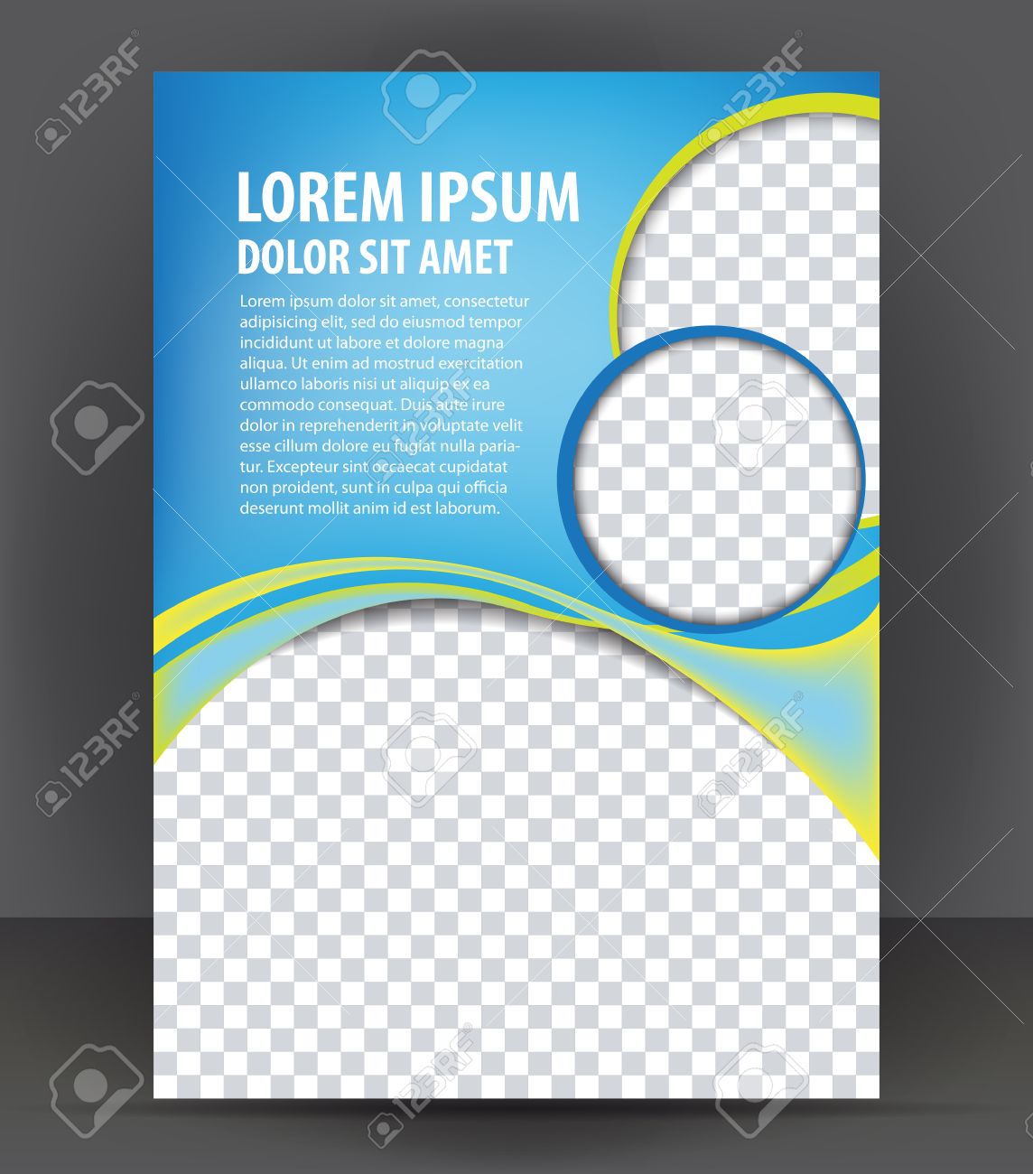 Pamphlet Layout Template from previews.123rf.com