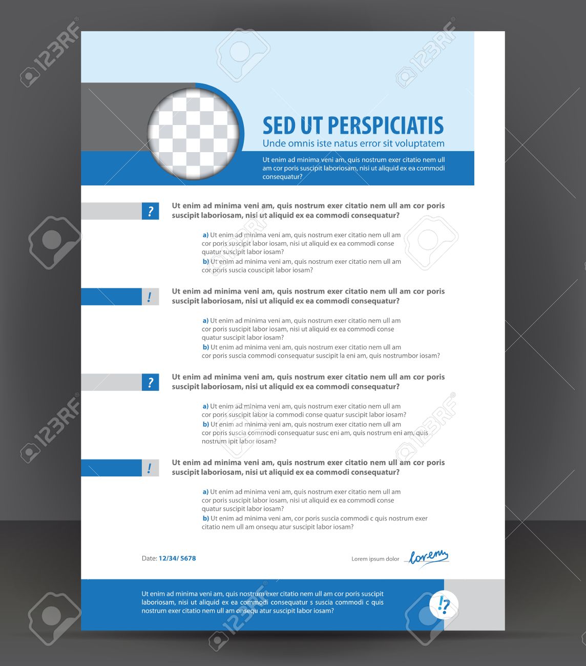cv blank template