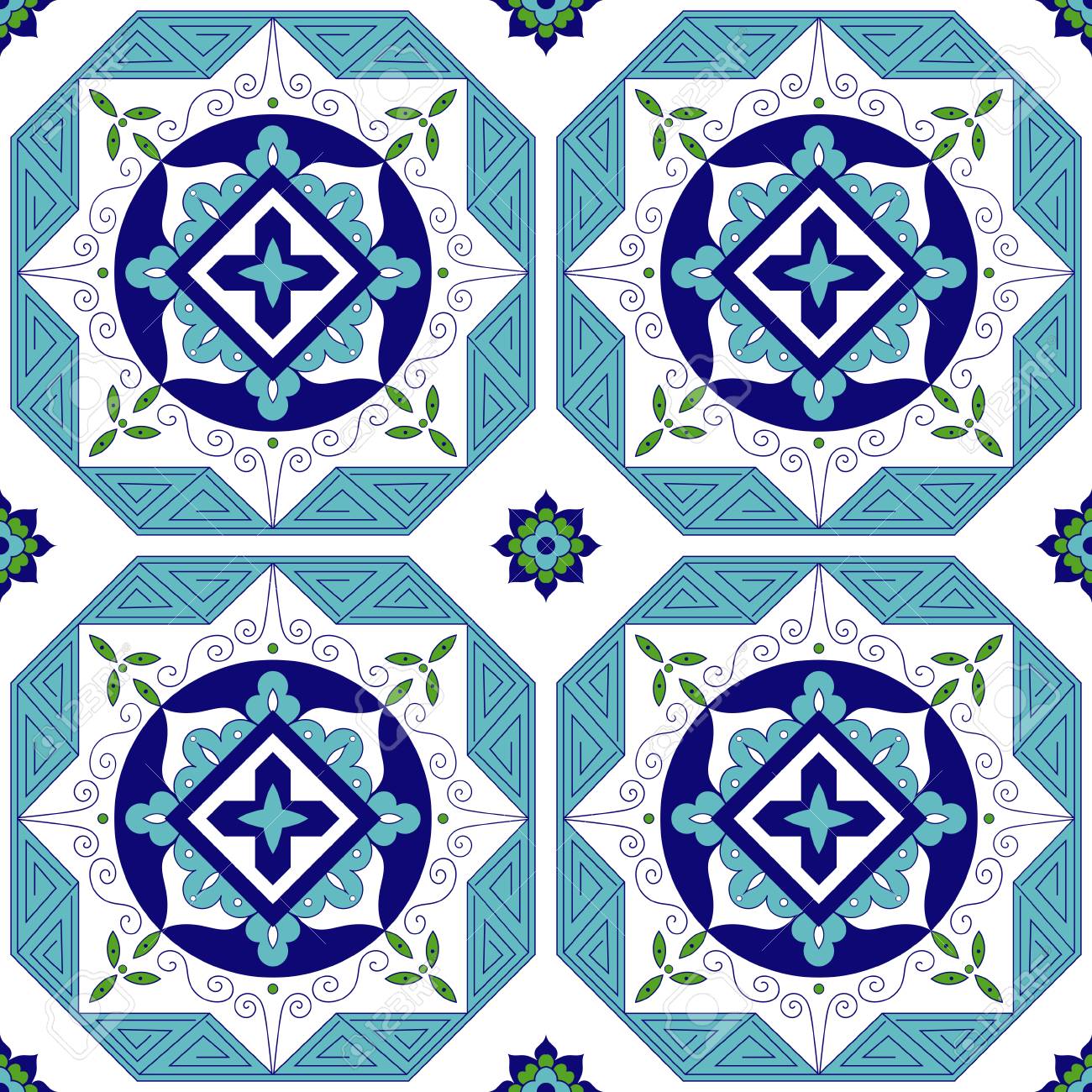 VILAR Azulejo reutilizable PL/ÁSTICO Plantilla //// Geom/étrico marroqu/í //// Suelo Pared 10x10cm