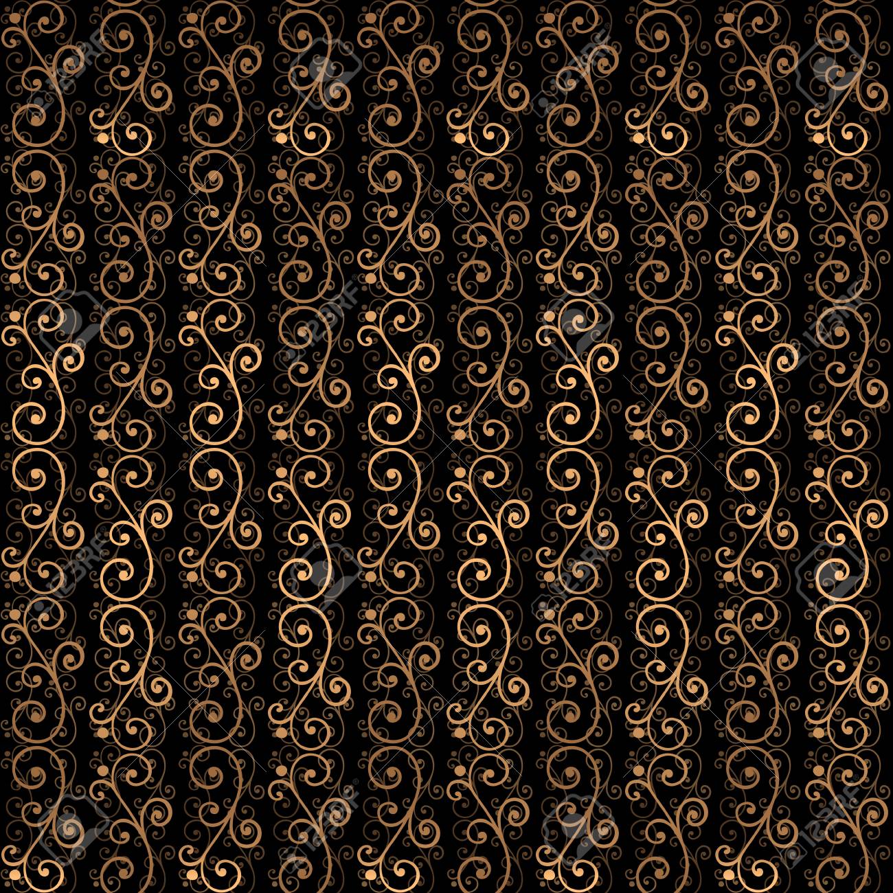 黄金の贅沢な背景ベクトル ゴールドブラックのビクトリア朝のパターンデザイン 結婚式のパーティーの招待状 スパ美容院 ヨガ 壁紙 ブライダルファッションやクリスマスの休日のカードのためのロイヤルオーナメント のイラスト素材 ベクタ Image
