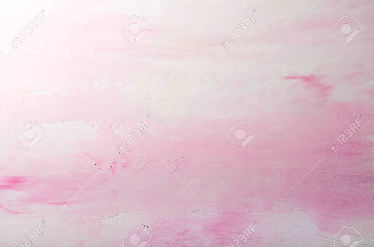 Paint Wall Grunge Background Pink Pastel Color Textured