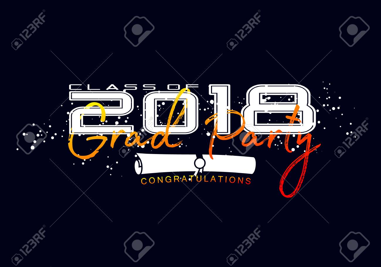 graduation label vector text for graduation design congratulation