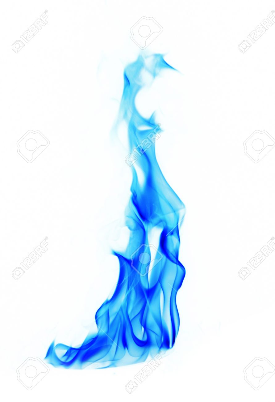 Blue Fire Flames On White Background Stock Photo Picture And Royalty Free Image Image 36535568