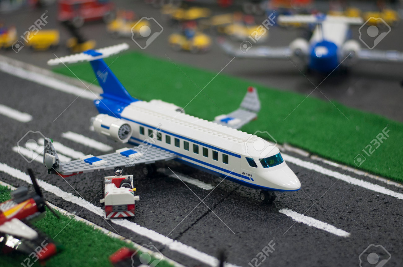Wroclaw Poland January 25 2014 Airplane And Airport Made