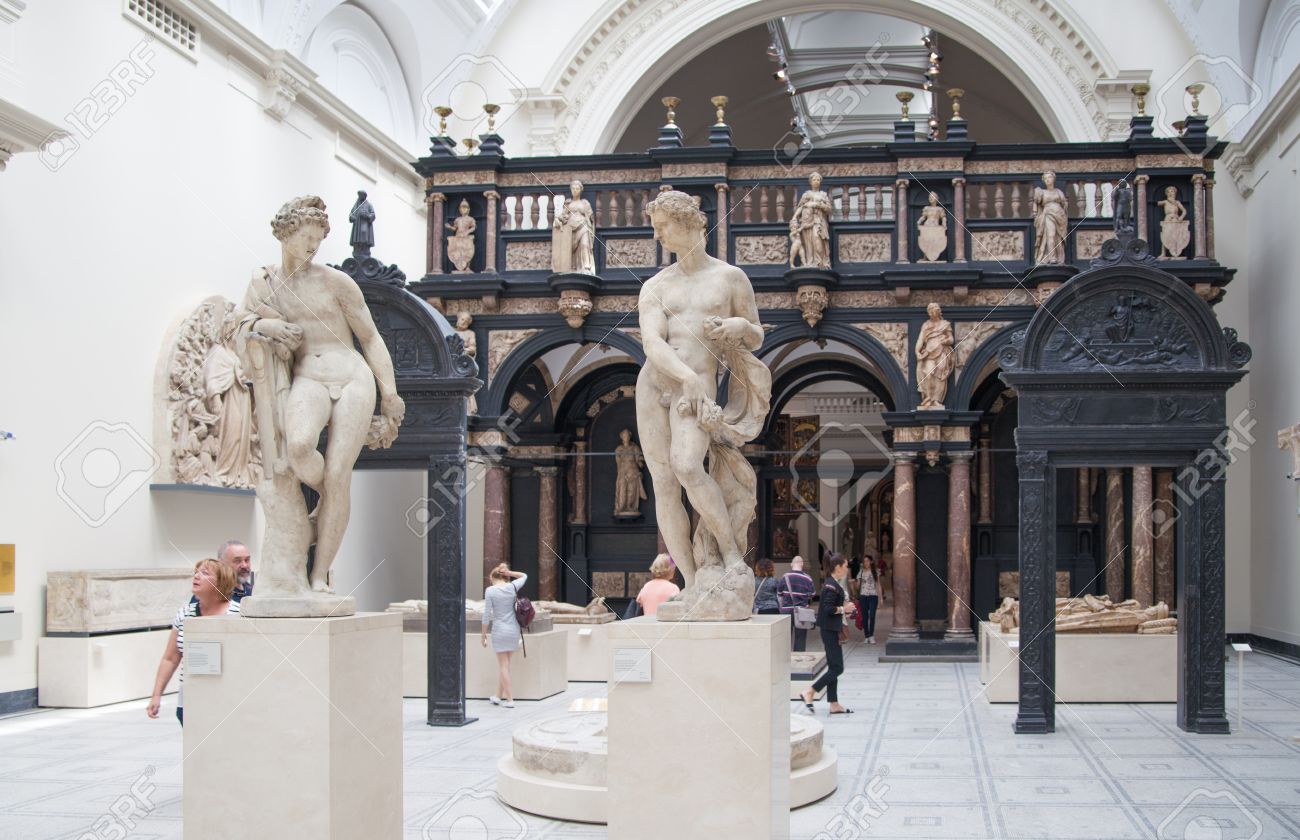 sculpture v and a museum