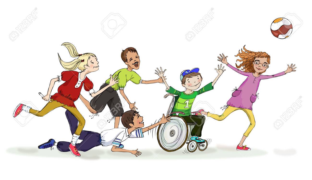 dibujo juegos con niños en silla de ruedas dibujo juegos con niños en silla de ruedas