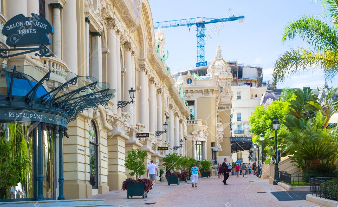 Monaco, Monte Carlo - September 6, 6: The Grand casino Monte.. Monaco, Monte Carlo - September 6, 6: The Grand casino Monte..