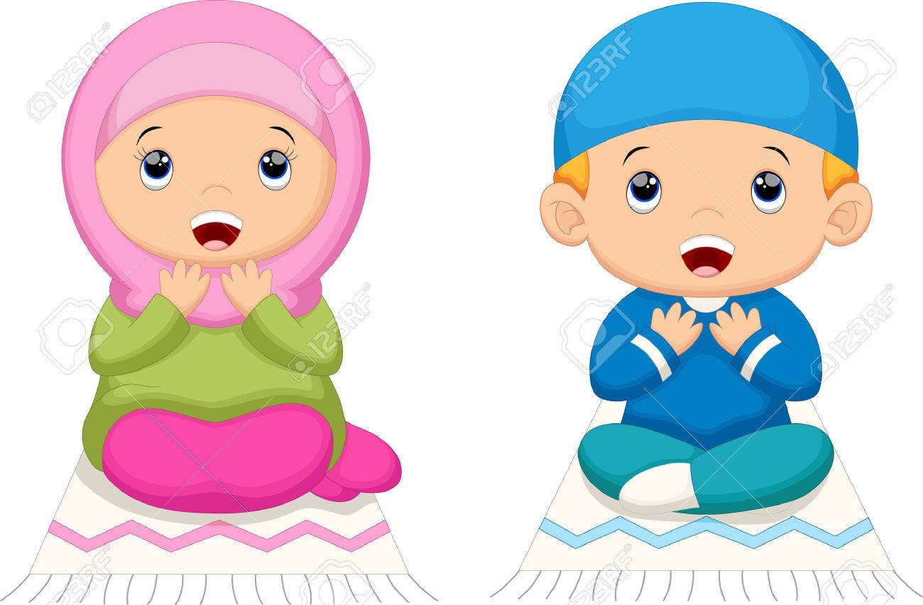 muslim pray clipart