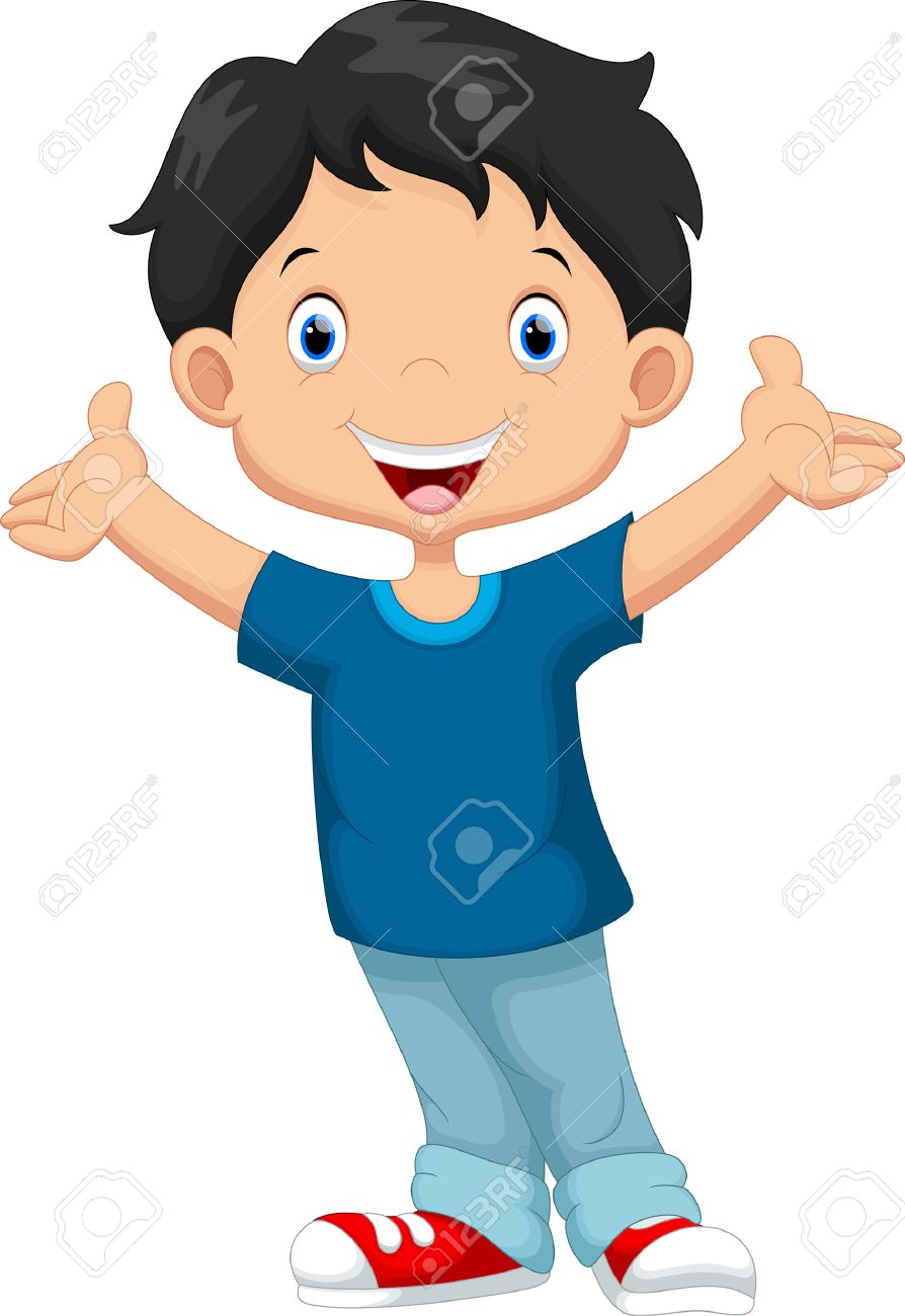 Happy Boy Cartoon Royalty Free Cliparts Vectors And Stock Illustration Image