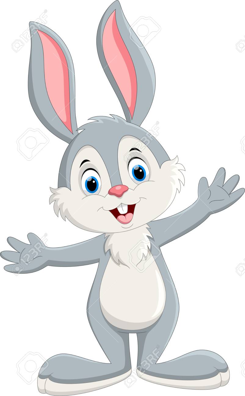 幸せな小さなウサギ漫画 のイラスト素材 ベクタ Image 幸せな小さなウサギ漫画 のイラスト素材 ベクタ Image