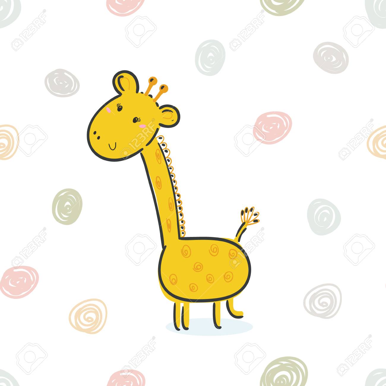 Lovely giraffe print for small children. Printable templates. photo relating to Printable Giraffe identified as Adorable giraffe print for small children. Printable templates.