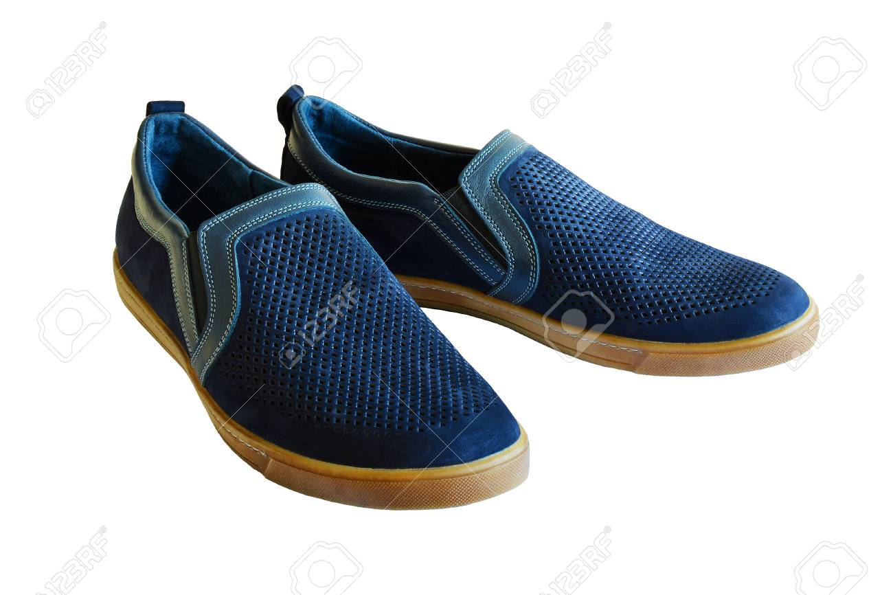 mens blue summer shoes