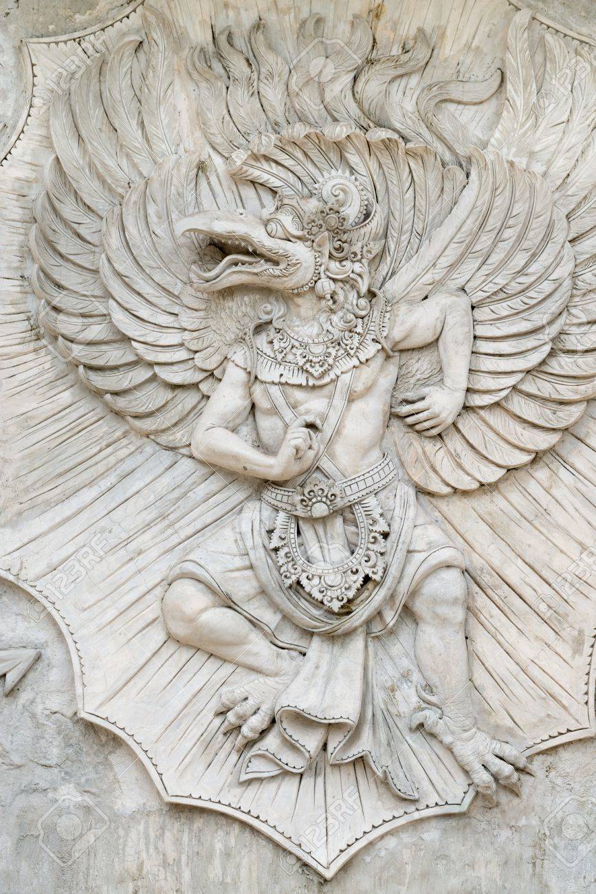 インドネシアバリ島 ガルーダ絵