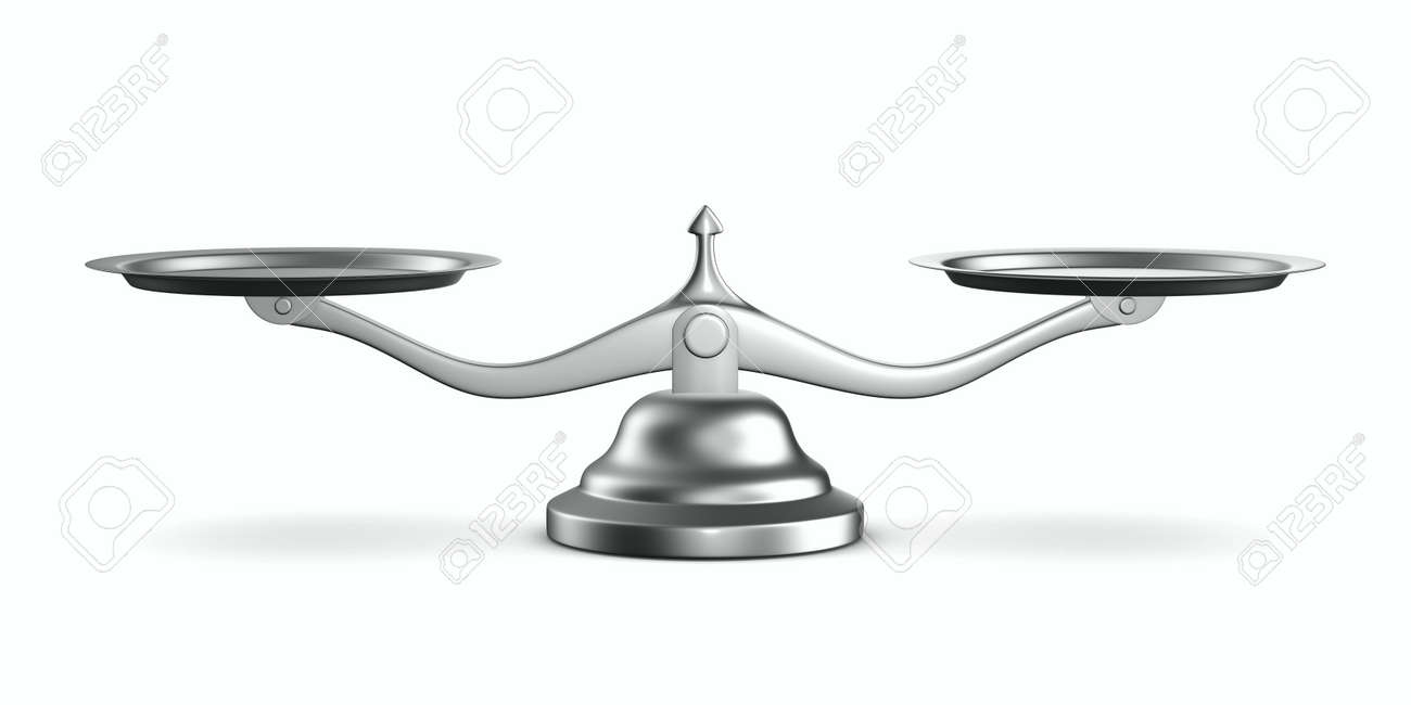 Scales on white background. Isolated 3D image - 53132741 Scales on white background. Isolated 3D image - 53132741