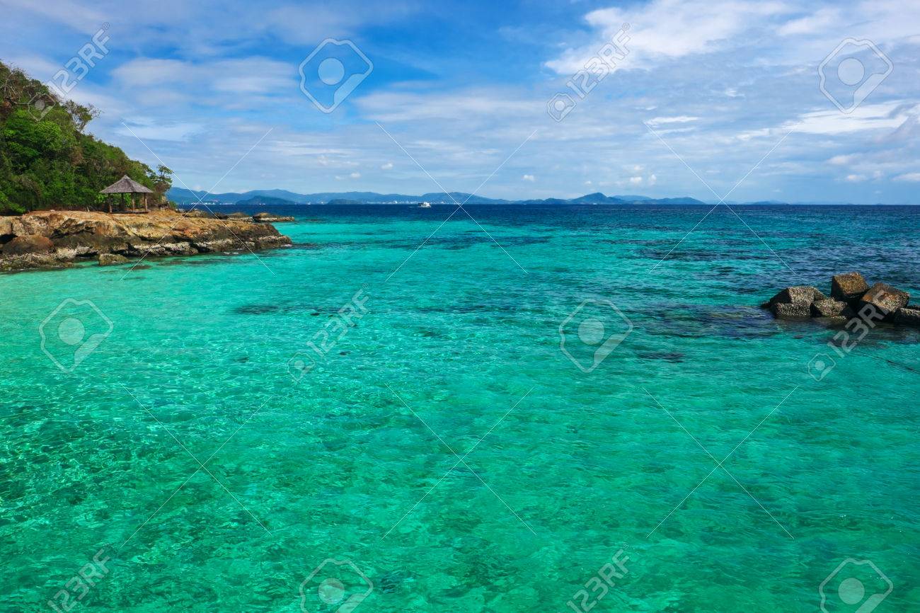 Transparent Sea And Crystal Clear Water Of Maiton Island Phuket