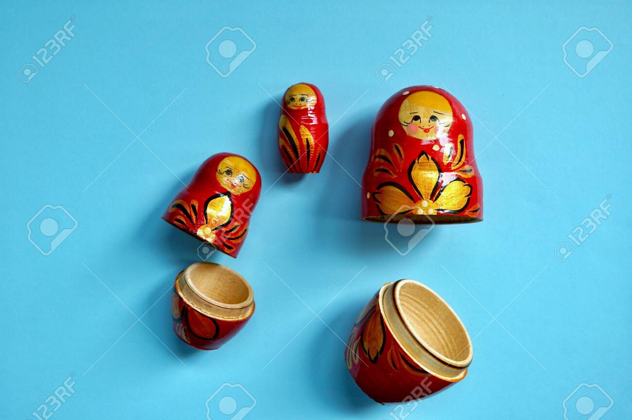 wooden matryoshka dolls