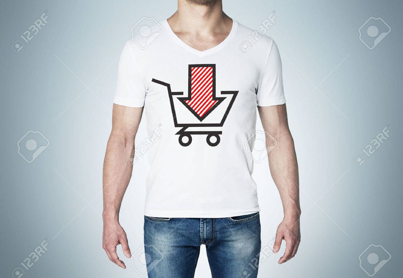 t shirt bianca e rossa