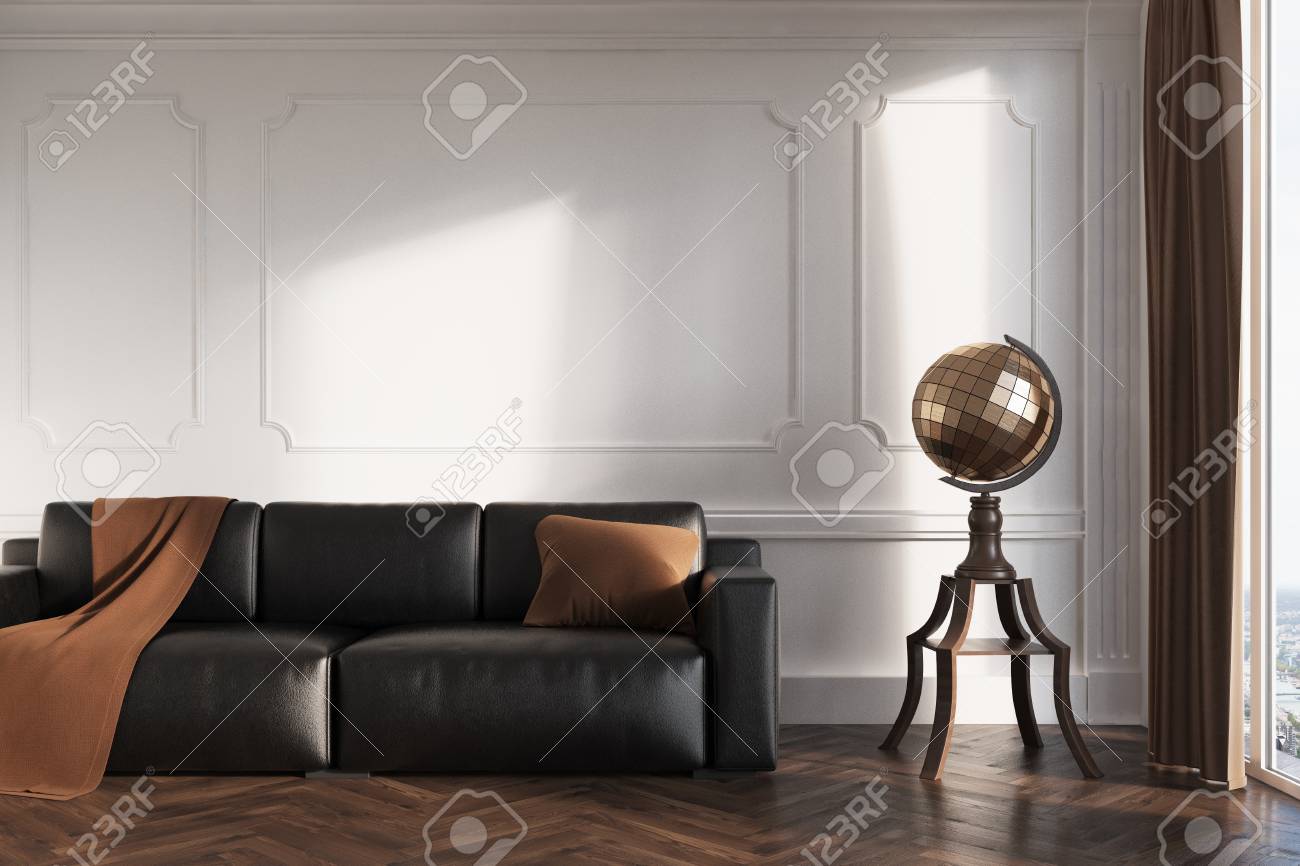 leather couch blanket