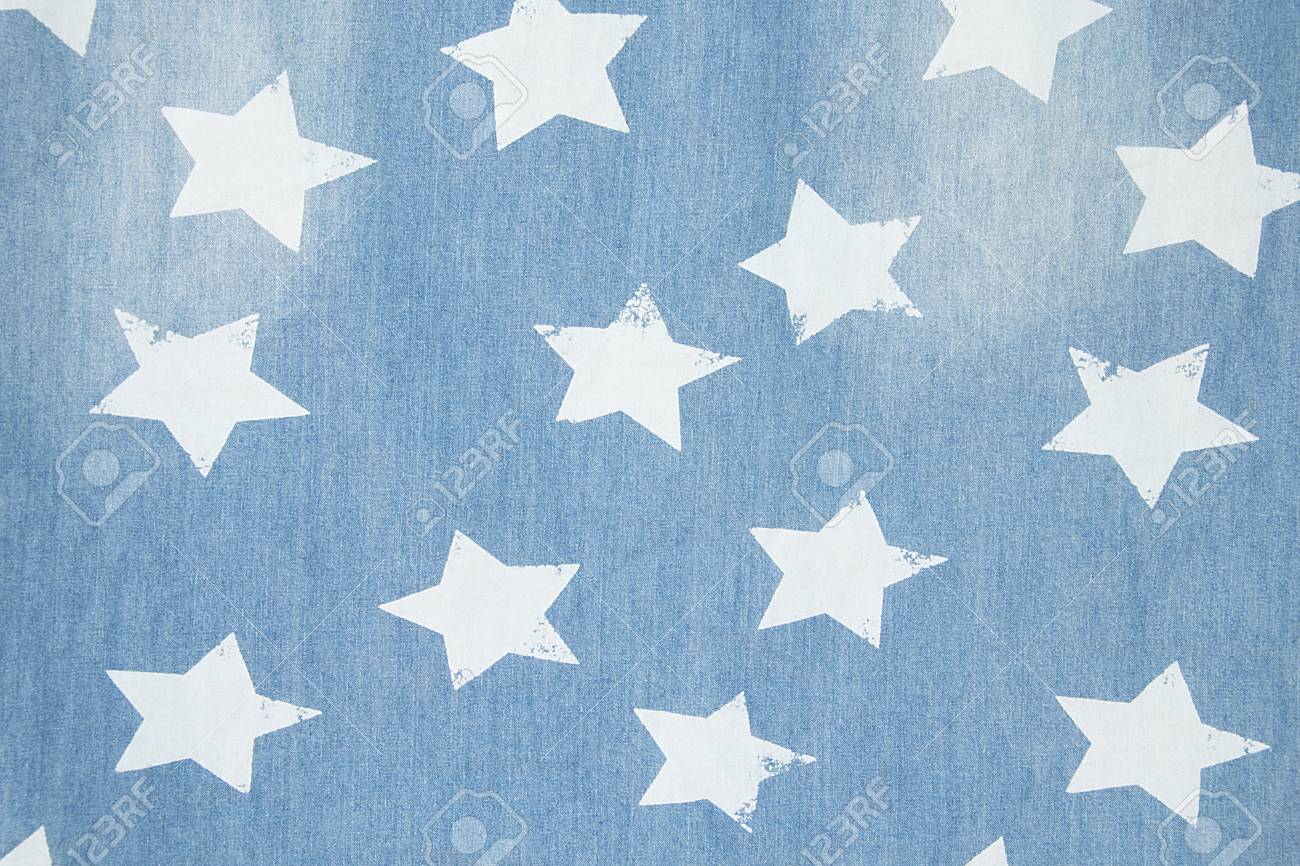 blue jeans with stars