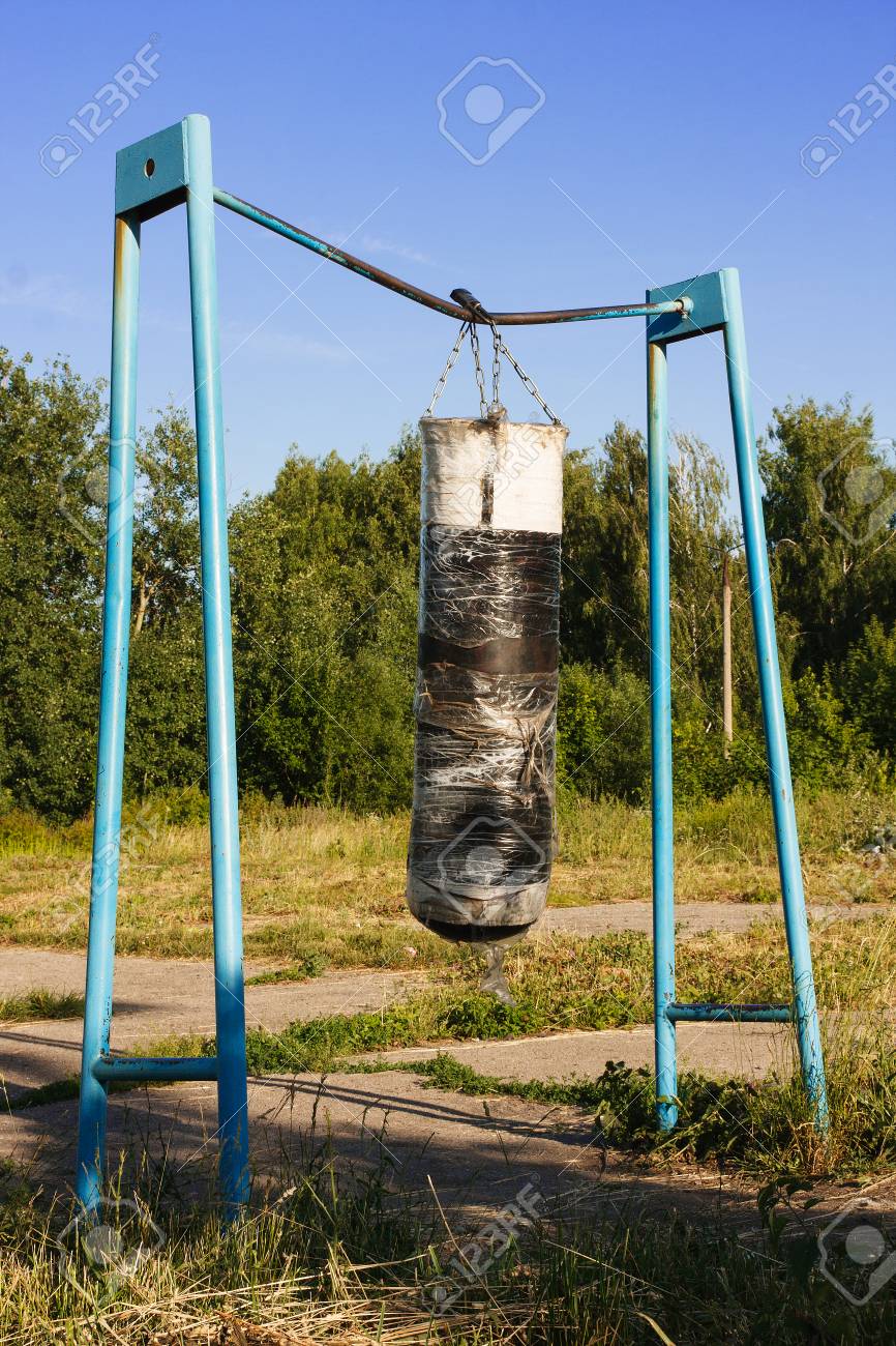 old punching bag