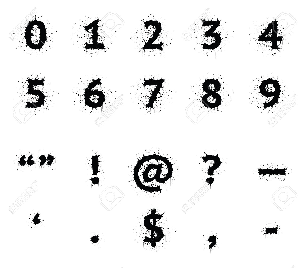 スタイリッシュな黒インク グランジ ベクトル大文字フォントです 数字および句読点 引用符 感嘆符 疑問符 ダッシュ アポストロフィ 完全停止 ドル記号 コンマ ハイフンで商業 のイラスト素材 ベクタ Image スタイリッシュな黒インク グランジ ベクトル大文字フォントです 数字および句読点 引用符 感嘆符 疑問符 ダッシュ アポストロフィ 完全停止 ドル記号 コンマ ハイフンで商業 のイラスト素材 ベクタ Image