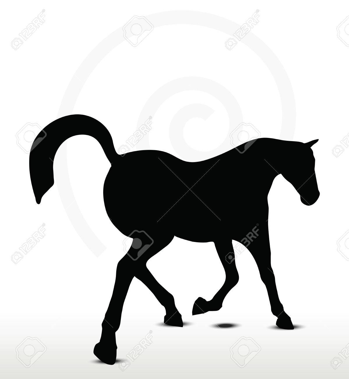 位置跳ね馬シルエットのイラスト素材 ベクタ Image 位置跳ね馬シルエットのイラスト素材 ベクタ Image