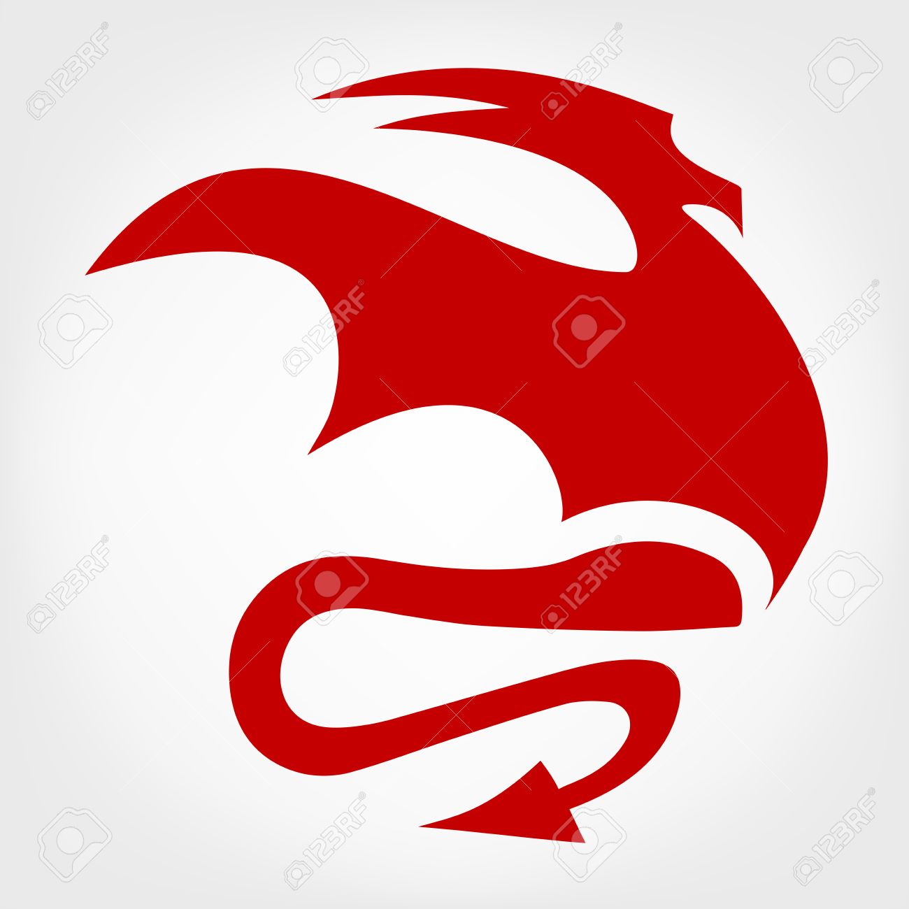 dragon logo vector design template dragon icon royalty free template of a dragon