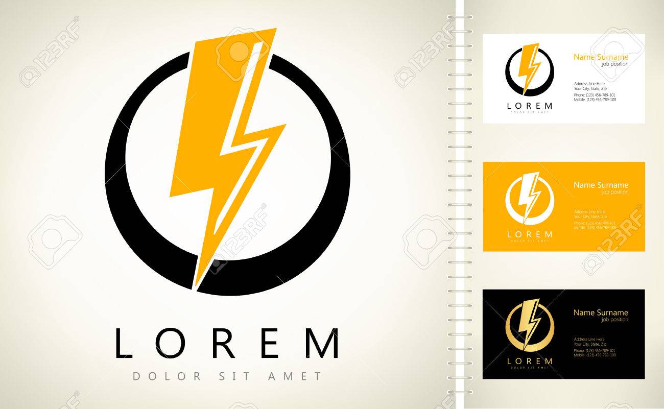 Lightning Bolt Logo Royalty Free Cliparts Vectors And Stock