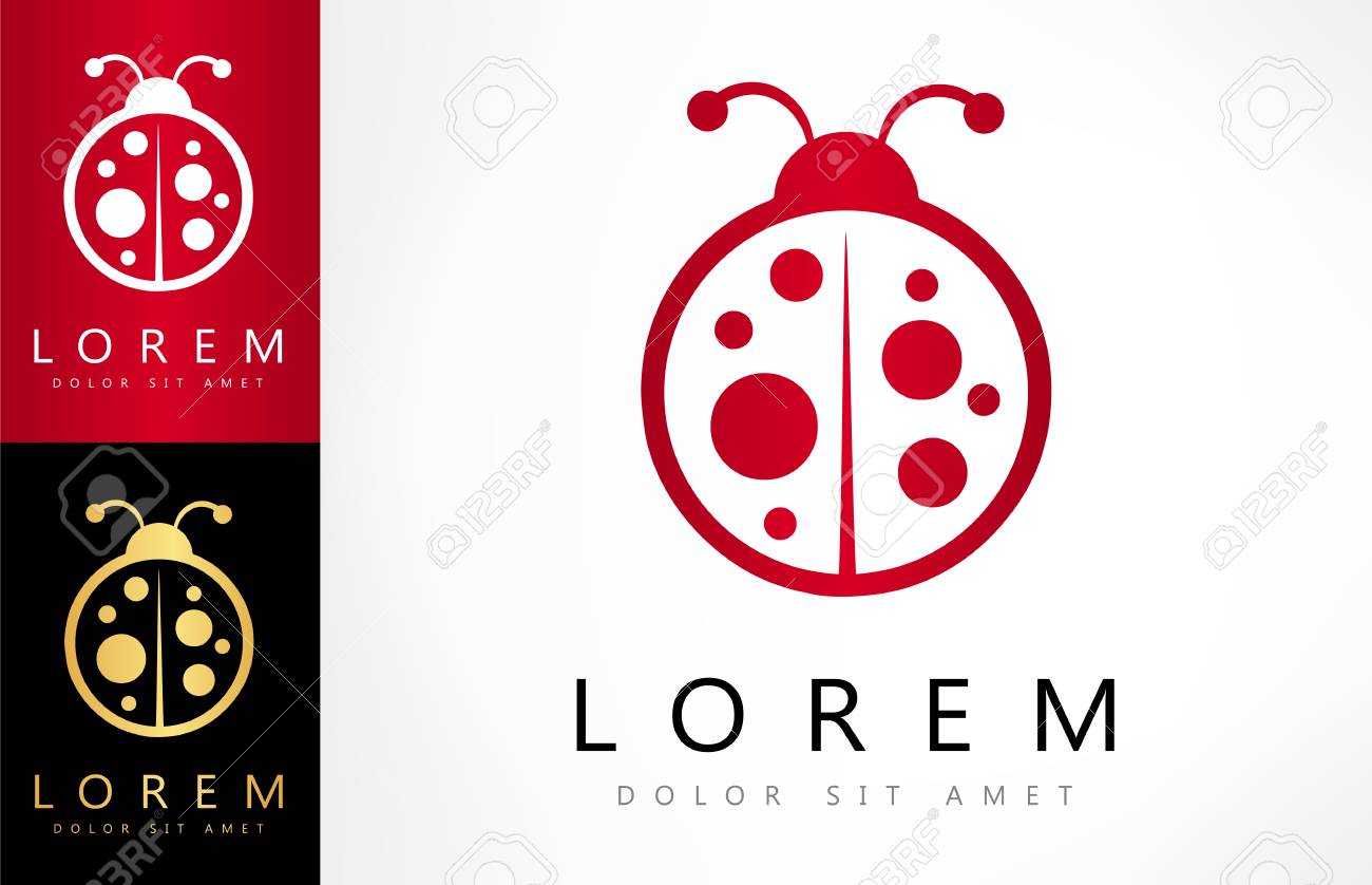 Ladybug Logo Royalty Free SVG, Cliparts, Vectors, and Stock Illustration.  Image 81421117., image size:1300x838