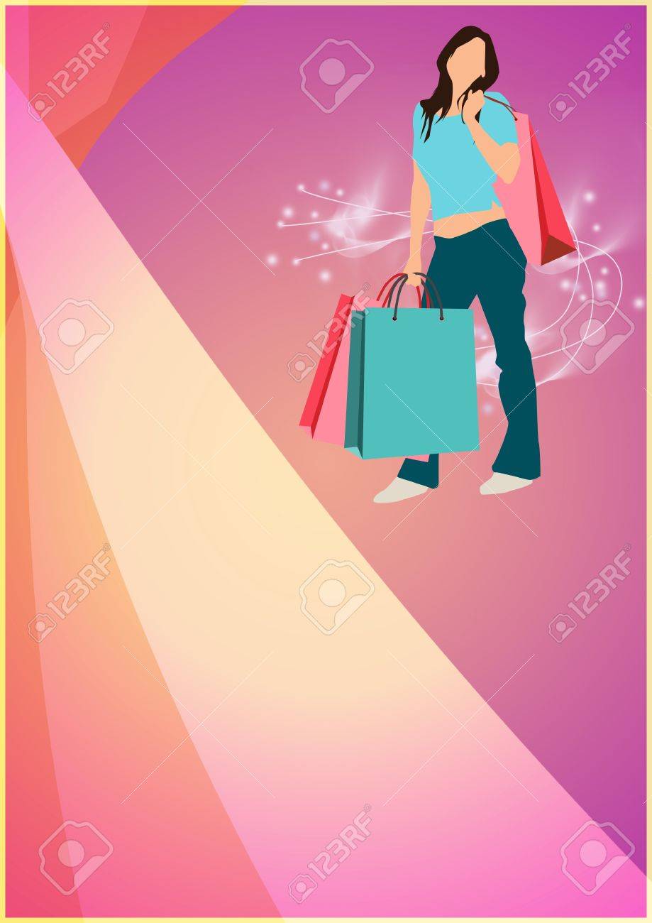 Fashion poster background Fashion poster background