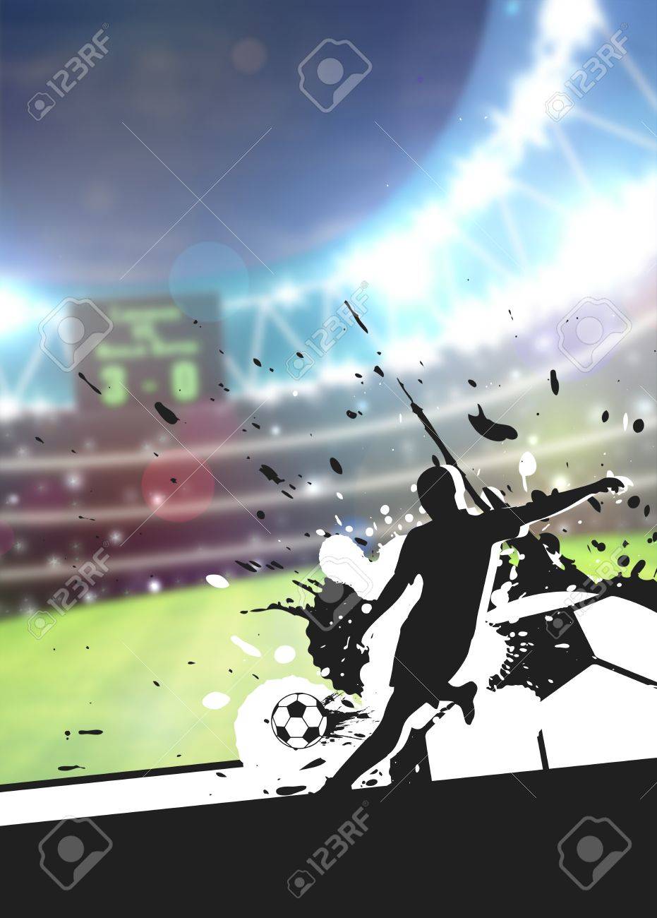 football flyer background