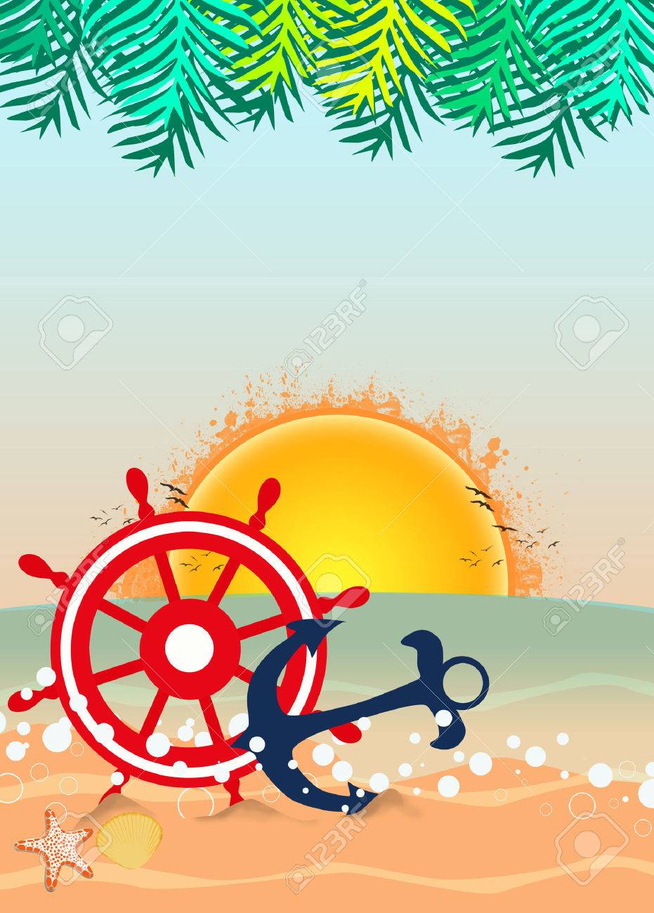 summer holiday travel party advert poster or flyer background holiday flyer background
